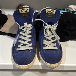 GGDB Francy Blue High-Top Sneakers (38)